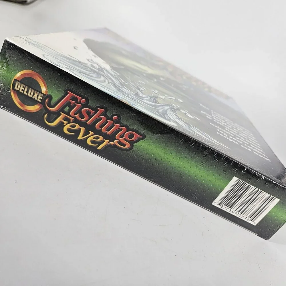 Vintage Deluxe Fishing Fever PC Win 95 3.1 Software New Sealed Lake & Deep Sea